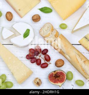 cheese, cheese variety, cheeses Stock Photo