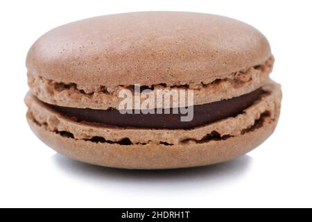 chocolate, macaron, chocolates, macarons Stock Photo