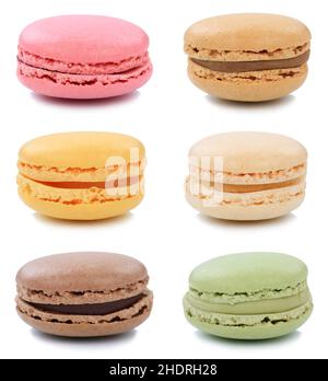 assortment, variety, macaroon, cream filling, assortments, varieties, macaroons Stock Photo