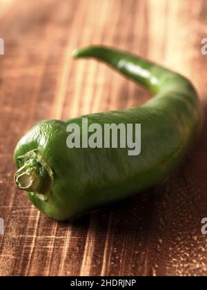 green, spicy, chili, greens, sharps Stock Photo