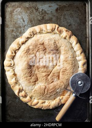 pizza, calzone, pizzas Stock Photo