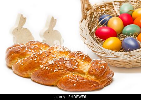 easter, white bread, easters, white breads Stock Photo