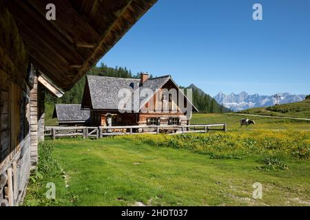 hut, styria, huts, styrias Stock Photo