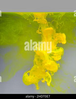 chemistry, liquid, ink, colour cloud, chemistries, liquids, inks Stock Photo