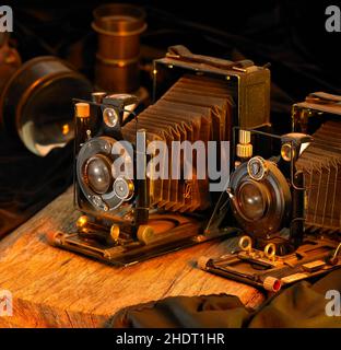 historical bellows camera Stock Photo - Alamy