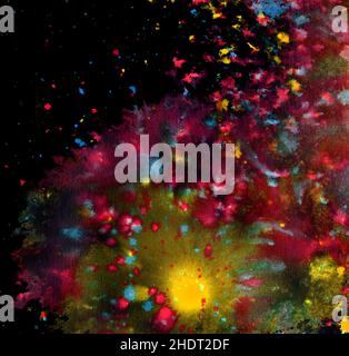 multi colored, blob, multi coloreds, blobs, paint splat Stock Photo