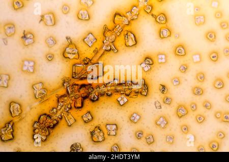 microscopic, microcrystal Stock Photo