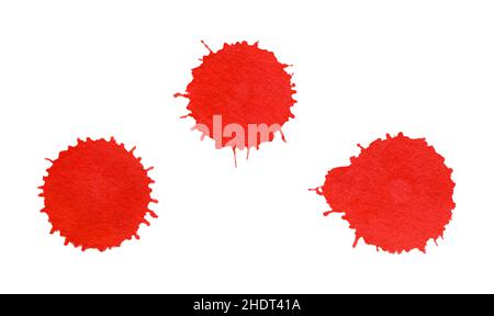 paint spot, ink blot, ink, paint spots, ink blots, inks Stock Photo