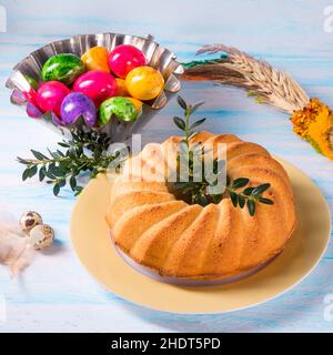 cake, ring cake, cakes Stock Photo