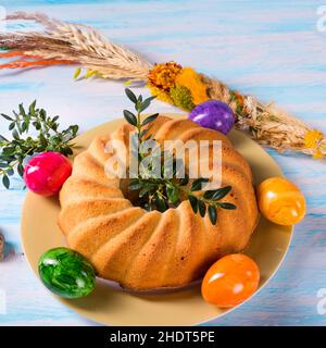 easter egg, cake, dessert, easter eggs, cakes, desserts Stock Photo