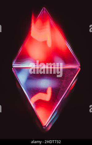 prism, crystal, triangle, prisms, crystals, triangles Stock Photo