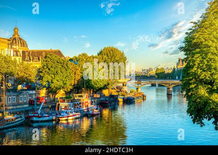 seine, paris, seines Stock Photo