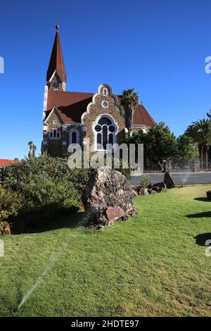 christchurch, windhoek, christchurchs, windhoeks Stock Photo