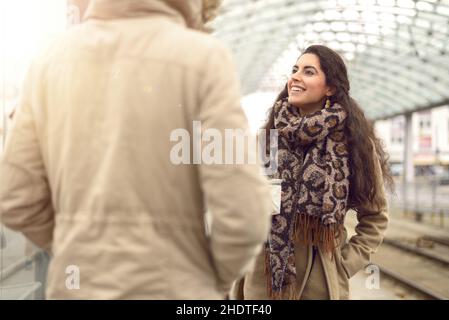 bus stop, platform, morning, journey, bus station, bus stops, stop, platforms, journeys, trip, trips Stock Photo