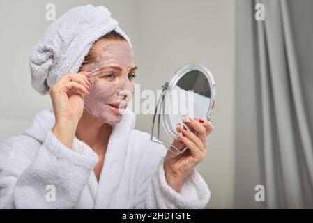 eyebrows, beauty culture, plucking, facial mask, eyebrow, beauties, beauty care, facial masks Stock Photo