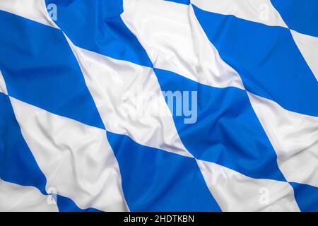 flag, bavaria, blue and white, flags, bavarias, blue and whites Stock Photo