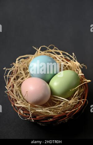 easter nest, easters Stock Photo