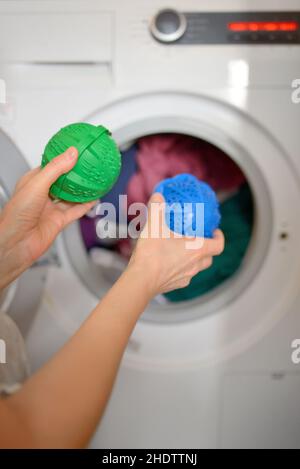 washing, washing machine, washing ball, wash, washing machines Stock Photo