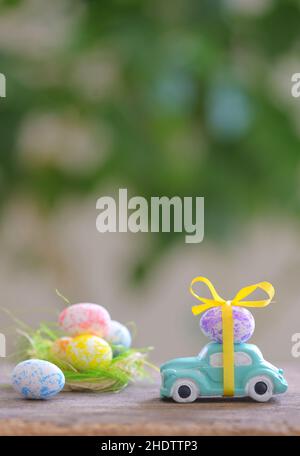 easter nest, easter eggs, easters, easter egg Stock Photo