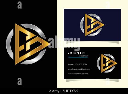 Initial Letter E G Logo Design Vector. Graphic Alphabet Symbol For Corporate Business Identity Stock Vector