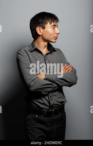 businessman, asian ethnicity, boss, businessmen, executive, executives, leader, leaders, manager, asian ethnicities Stock Photo