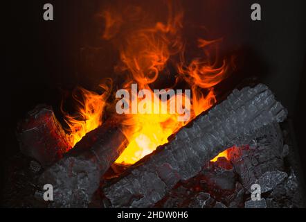 fire, glut, fires, gluts Stock Photo