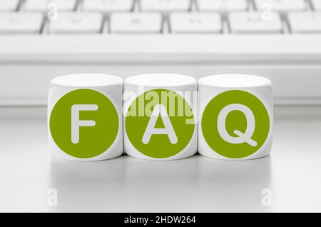 question, faq, questions, faqs Stock Photo