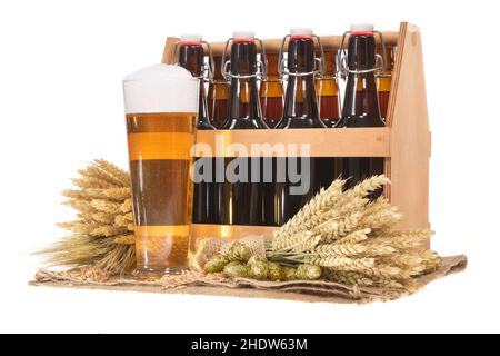 alcohol, beer, beer bottles, alcohols, beers, beer bottle Stock Photo