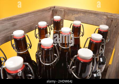 beer, beer box, beers Stock Photo