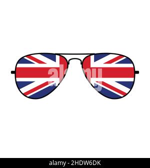 Glasses with union jack logo hot sale on arm