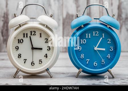 retro, alarm clock, old fashioned, retro style, alarm clocks Stock Photo