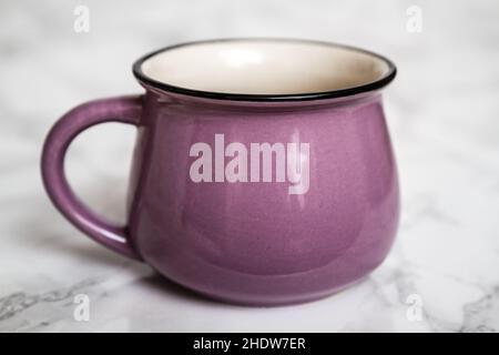 cup, enamel, cups, enamels Stock Photo