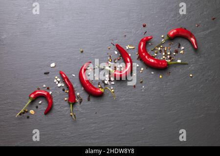 spicy, chili, sharps Stock Photo