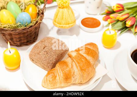 breakfast, easter breakfast, breakfasts, easter breakfasts Stock Photo