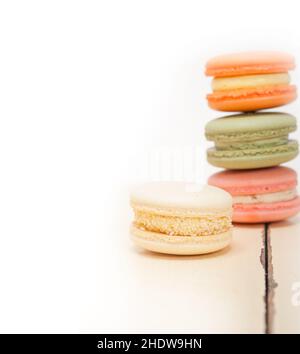macaroon, cream filling, macaroons Stock Photo