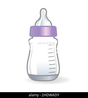 Babies Baby Sippy Sipper Cup Bottle Full Of Milk Or Formula With 2 Handles  Vector Royalty Free SVG, Cliparts, Vectors, and Stock Illustration. Image  166061048.