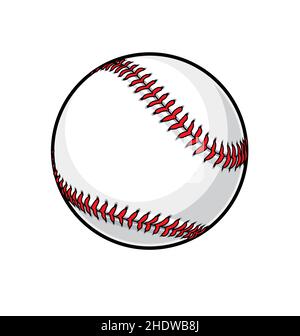 Baseball number 2 icon. Clipart image isolated on white background Stock  Vector