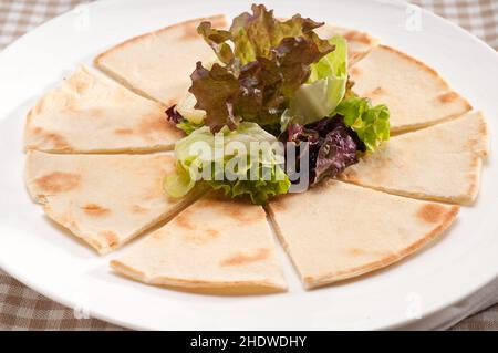 focaccia bread, pita, focaccia breads, pide, pitas Stock Photo