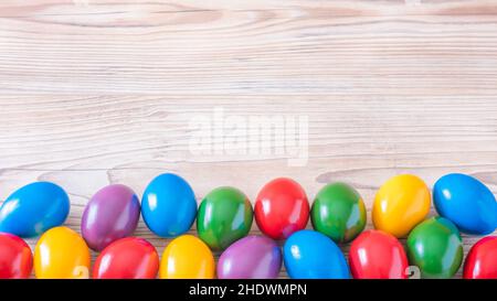 multi colored, easter eggs, multi coloreds, easter egg Stock Photo