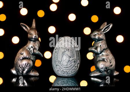 easter egg, easter bunny, easter eggs, easter bunnies Stock Photo