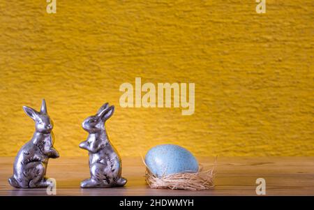 easter bunny, easter decoration, easter bunnies, easter decorations Stock Photo