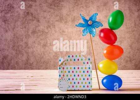 gift, eggs, pinwheel, gifts, present, egg, pinwheels Stock Photo