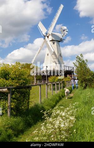 Woodchurch Windmill, Kent, UK Stock Photo