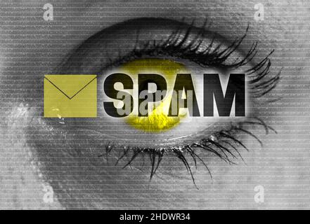 spam, po box, po boxs Stock Photo