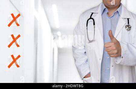 healthcare & medicine, doctor, competence, thumbs up, healthcare & medicines, healthcare and medicine, doctors, competences, thumb ups Stock Photo