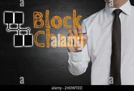 blockchain, decentralisation Stock Photo