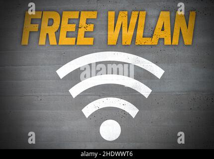 free, wlan, frees, wlans Stock Photo