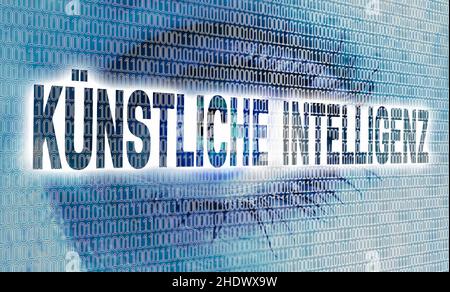 artificial intelligence, artificial intelligences, cyborg Stock Photo