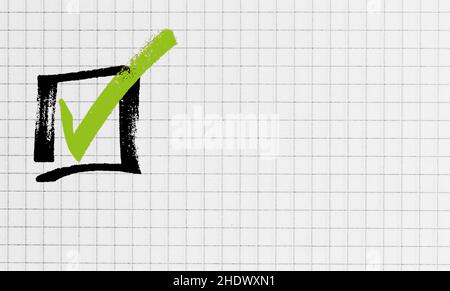 tick, check mark, do, checkbox, mark, ticks, check marks Stock Photo