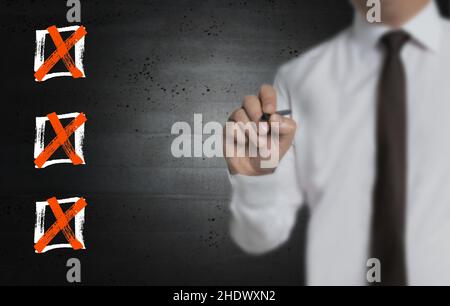 copy space, ticking, checklist, copyspace, checklists Stock Photo